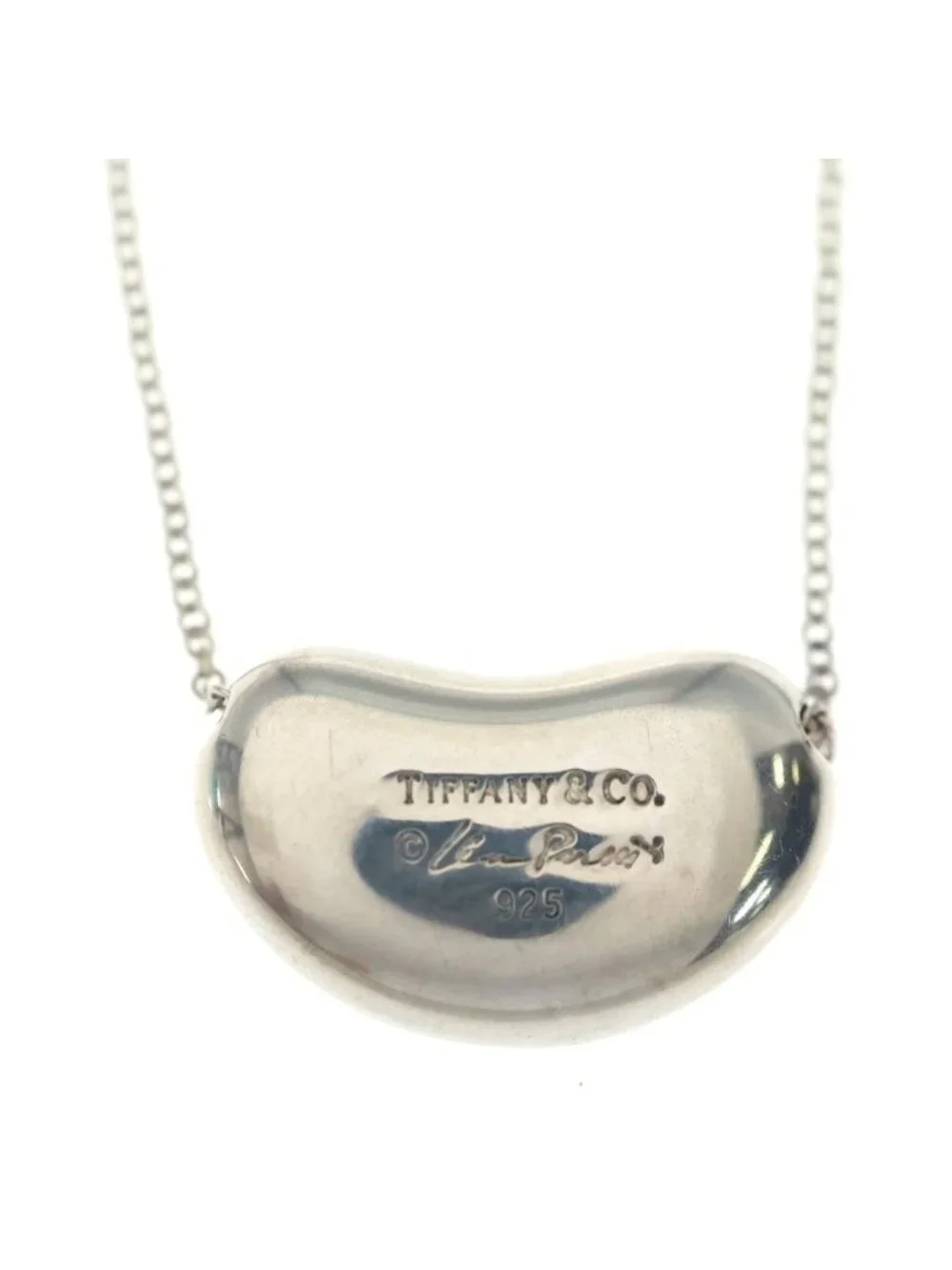 Tiffany & Co Bean Pendant Silver